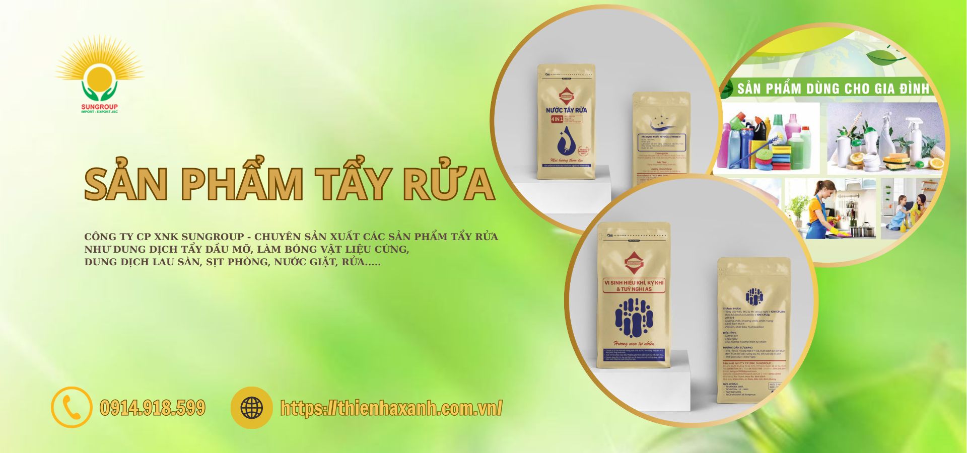 Sản phẩm tẩy rửa