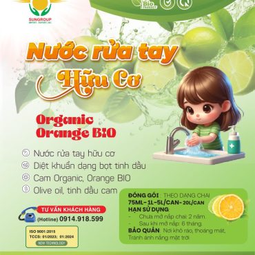 Nước rửa tay hữu cơ