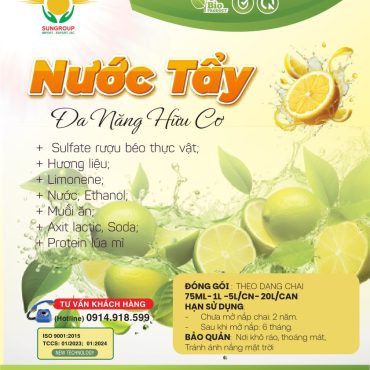 Nước tẩy đa năng hữu cơ