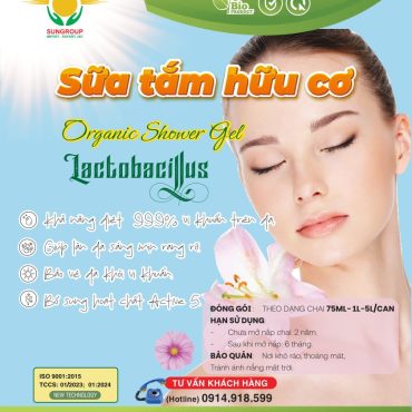 Sữa Tắm Hữu Cơ Organic Shower Gel